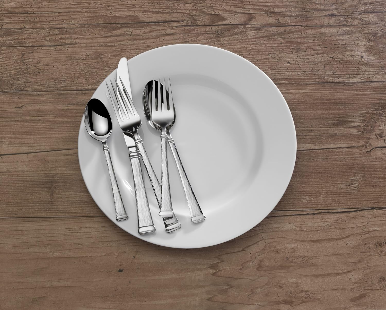 Mikasa Virtuoso 18/10 Stainless Steel Silverware Set, 65-Piece Cutlery Set for 12, Dishwasher Safe Flatware with Dinner Forks, Knives, Spoons, Teaspoons, Salad Forks and Serving Pieces