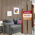 Avana Acoustic Wood Wall Panels – 93.2x11.25 Inch Panels – Fits 94x12 Layout – White Oak Acoustic Panels 2 PCs – Wall Panels for Interior Wall Decor for Homes, Offices – Durable Wood Panels for Wall