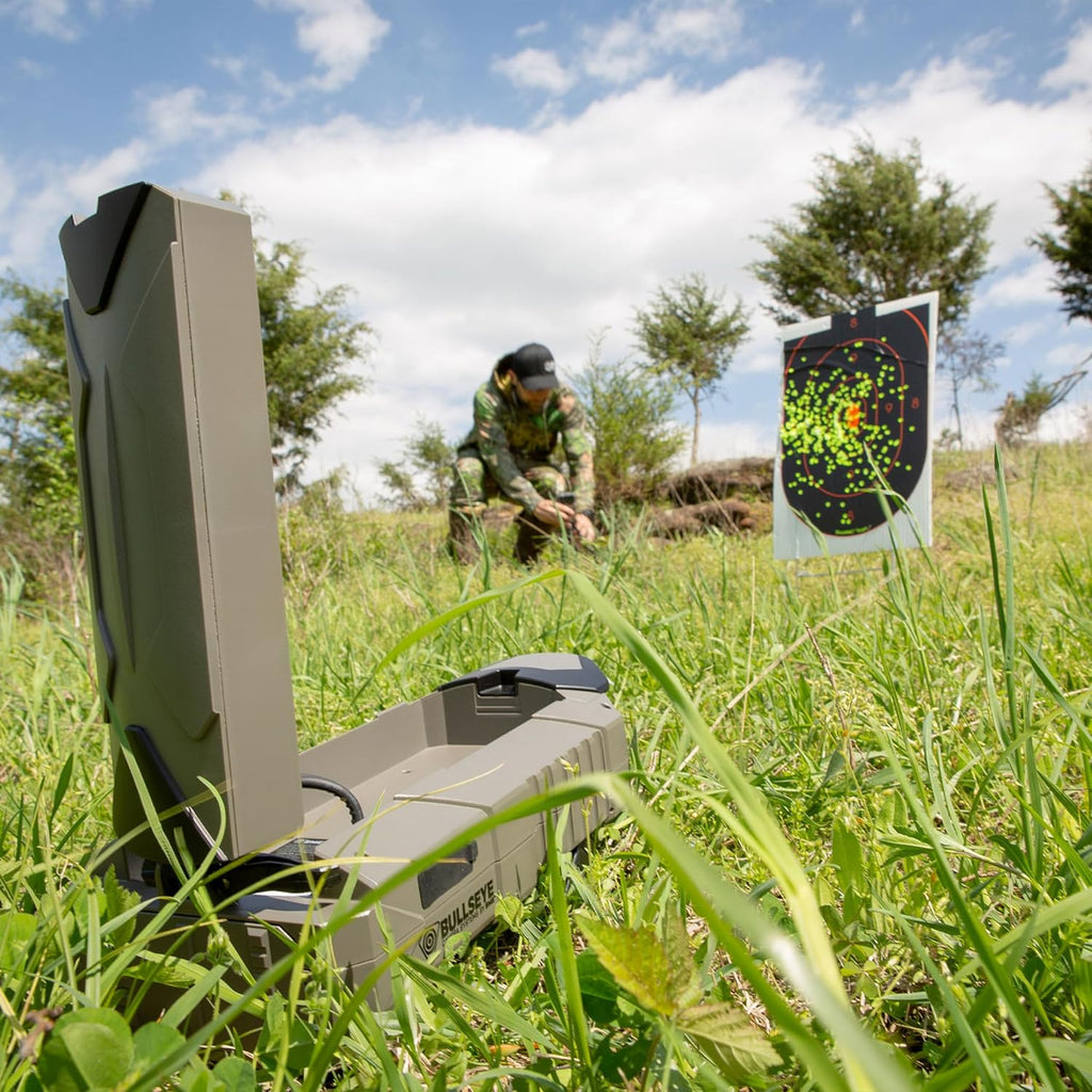 SME Bullseye Sight in Edition Shooting Weather Resistant Wireless 300 Yards Long Range High Definition 960P Wi-Fi Shot Spotting Target Camera with Built-in Sunshade & LED Illumination