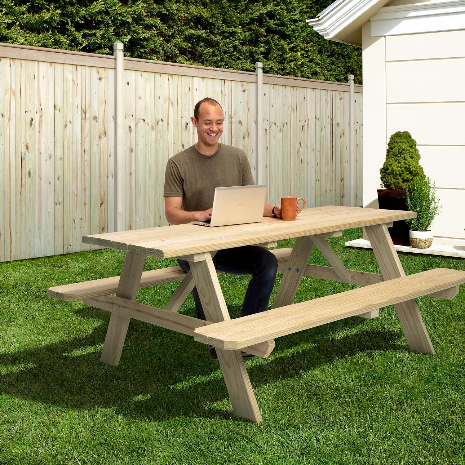 Homestead 6 ft. Treated Picnic Table Kit