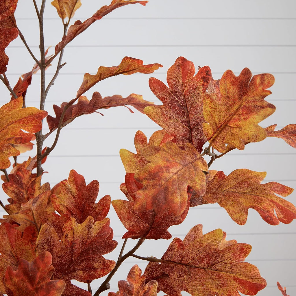 Nearly Natural 5ft. Autumn Oak Artificial Fall Tree