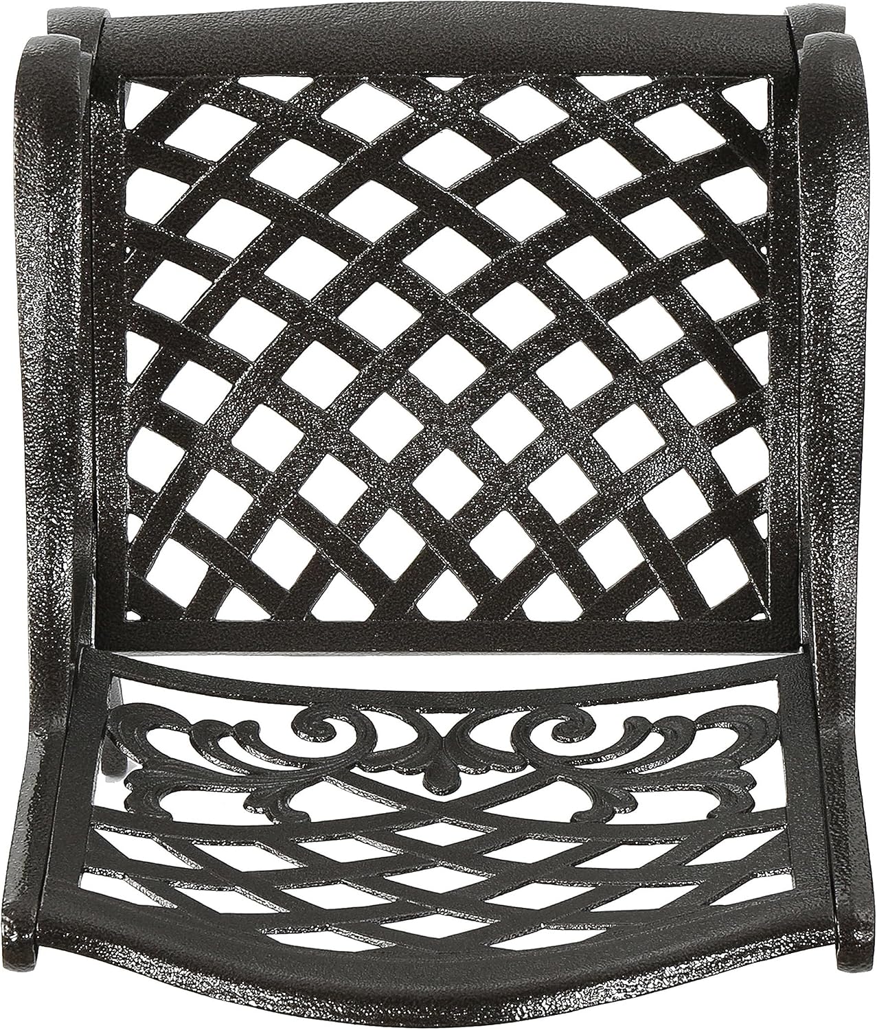 Christopher Knight Home Hallandale Outdoor Sarasota Cast Aluminum Rectangular Dining Set, 7-Pcs Set, Hammered Bronze