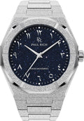 Paul Rich Men's Luxury Stainless Steel Watch - Rugged & Stylish Timepiece for Business, Gift, or Graduation - Fancy Analog Water Resistant Wrist Watch for Him - Frosted Star Dust II Arabic Dial