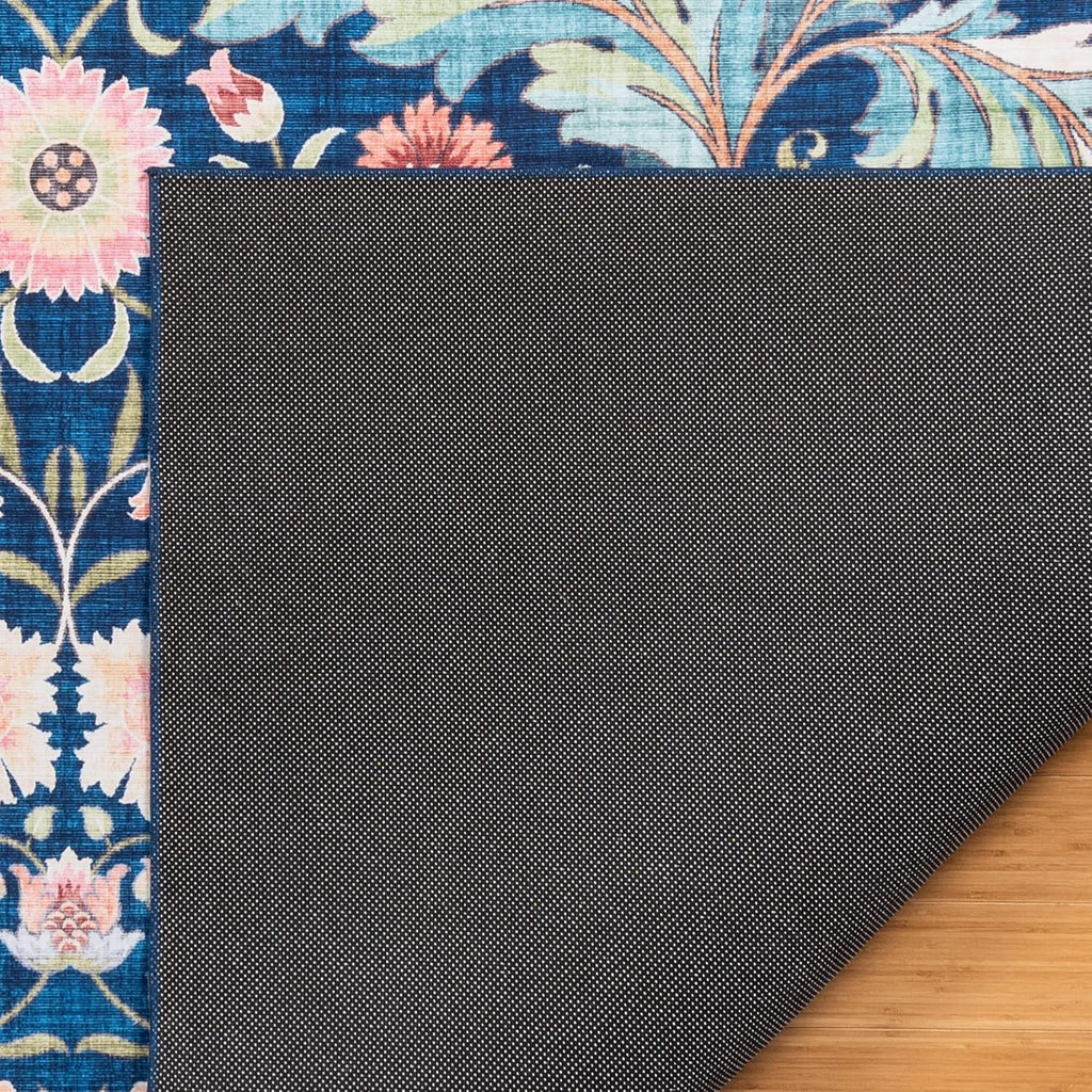 Gertmenian Indoor Boho Area Rug | Home Decor for Entryway, Bedroom, Living Room, Office, Kitchen | Non Slip, Soft, Printed Accent Rugs | Altair, Navy, 8x10 Large, 24513