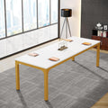 Tribesigns 6.5FT Conference Table, 78.7-Inch Rectangle Meeting Seminar Table, Large Business Tables for 6-8 People (Only Table)