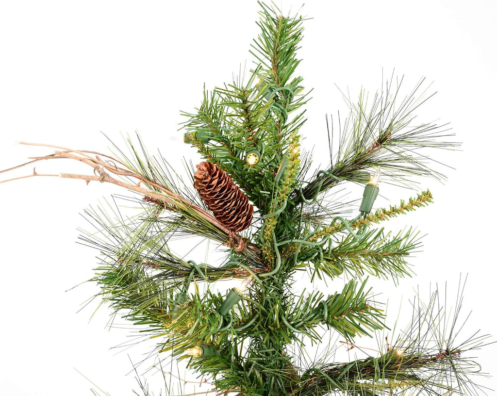 Vickerman 5' Ashland Artificial Christmas Tree - Clear Dura-lit Incandescent Lights - Faux Christmas Tree - Seasonal Indoor Home Decor - Reliable and Durable