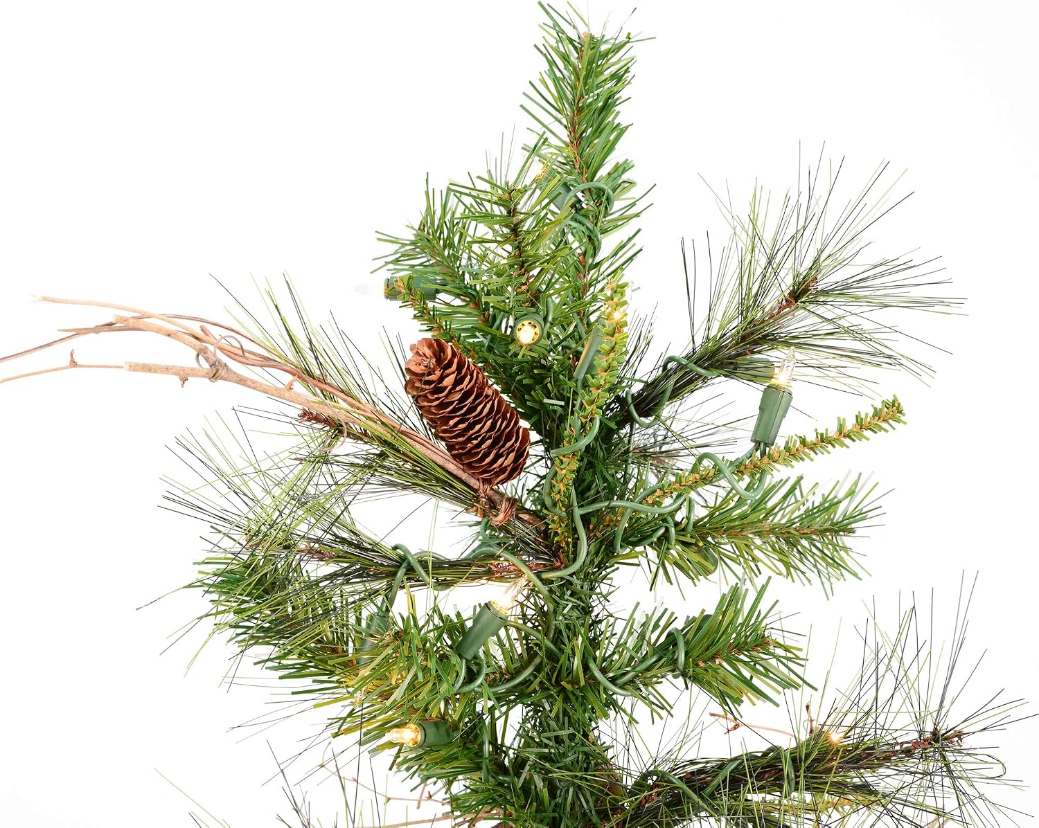 Vickerman 5' Ashland Artificial Christmas Tree - Clear Dura-lit Incandescent Lights - Faux Christmas Tree - Seasonal Indoor Home Decor - Reliable and Durable
