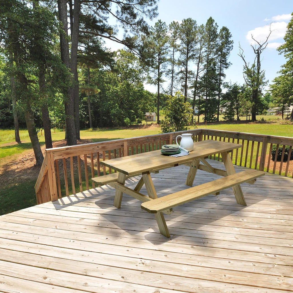 Homestead 6 ft. Treated Picnic Table Kit