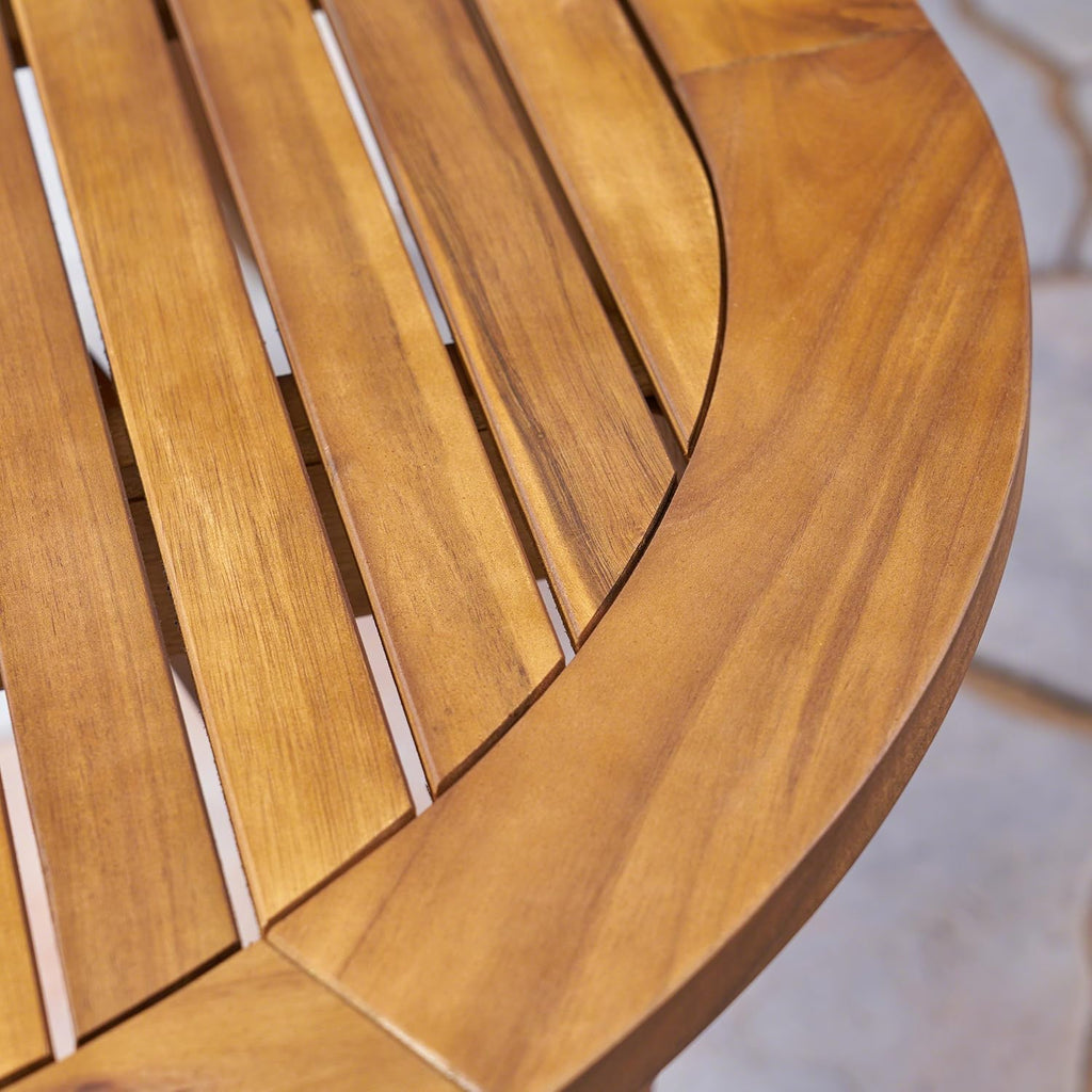Christopher Knight Home Baia Outdoor 70' Oval Acacia Wood Dining Table, Teak