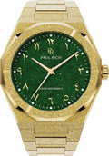 Paul Rich Men's Luxury Stainless Steel Watch - Rugged & Stylish Timepiece for Business, Gift, or Graduation - Fancy Analog Water Resistant Wrist Watch for Him - Frosted Star Dust II Arabic Dial