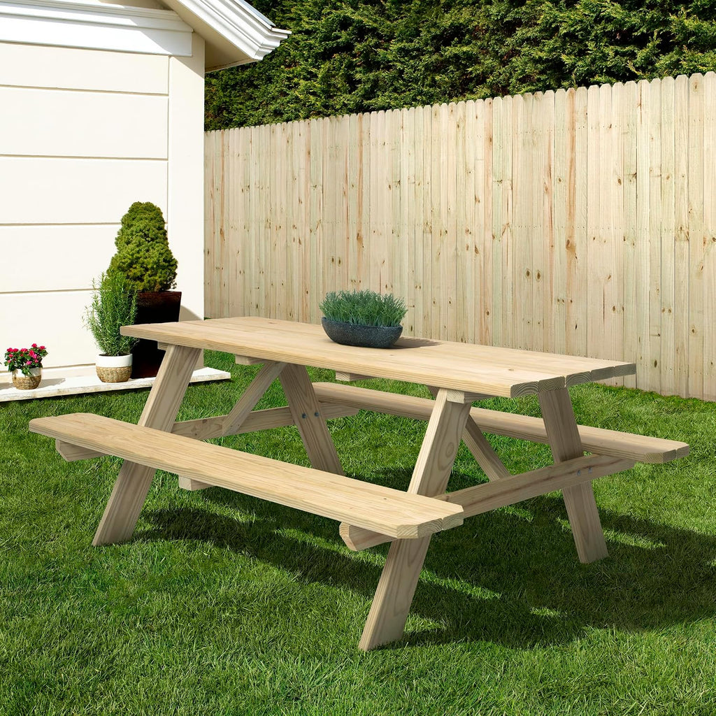 Homestead 6 ft. Treated Picnic Table Kit