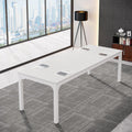 Tribesigns 6.5FT Conference Table, 78.7-Inch Rectangle Meeting Seminar Table, Large Business Tables for 6-8 People (Only Table)