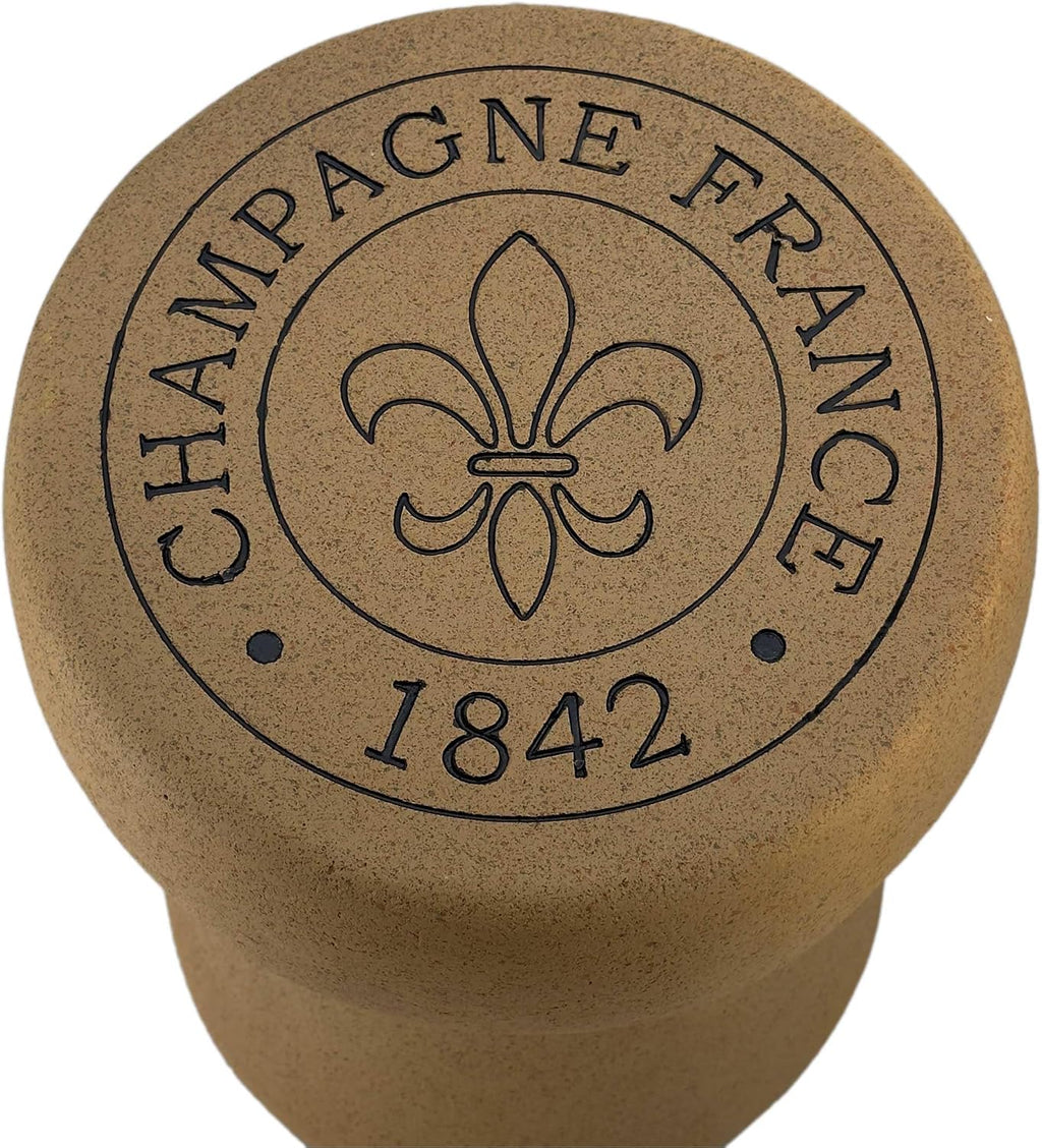 Galt International 18' Champagne Cork Stool Side Table | Sparkling Wine Cork Accent Table Cute Fantasy Fun Eclectic Home Decor Resin