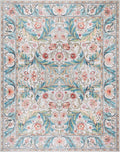 Gertmenian Indoor Boho Area Rug | Home Decor for Entryway, Bedroom, Living Room, Office, Kitchen | Non Slip, Soft, Printed Accent Rugs | Altair, Ivory, 8x10 Large, 24506