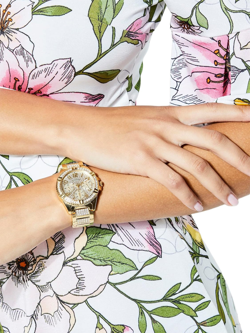 Guess Women's| Analog Trend Watch| Stainless Steel Case| Stainless Steel Bracelet | 50M Water Resistance
