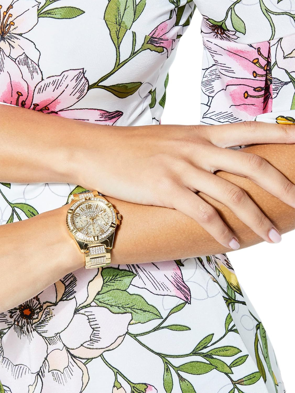 Guess Women's| Analog Trend Watch| Stainless Steel Case| Stainless Steel Bracelet | 50M Water Resistance
