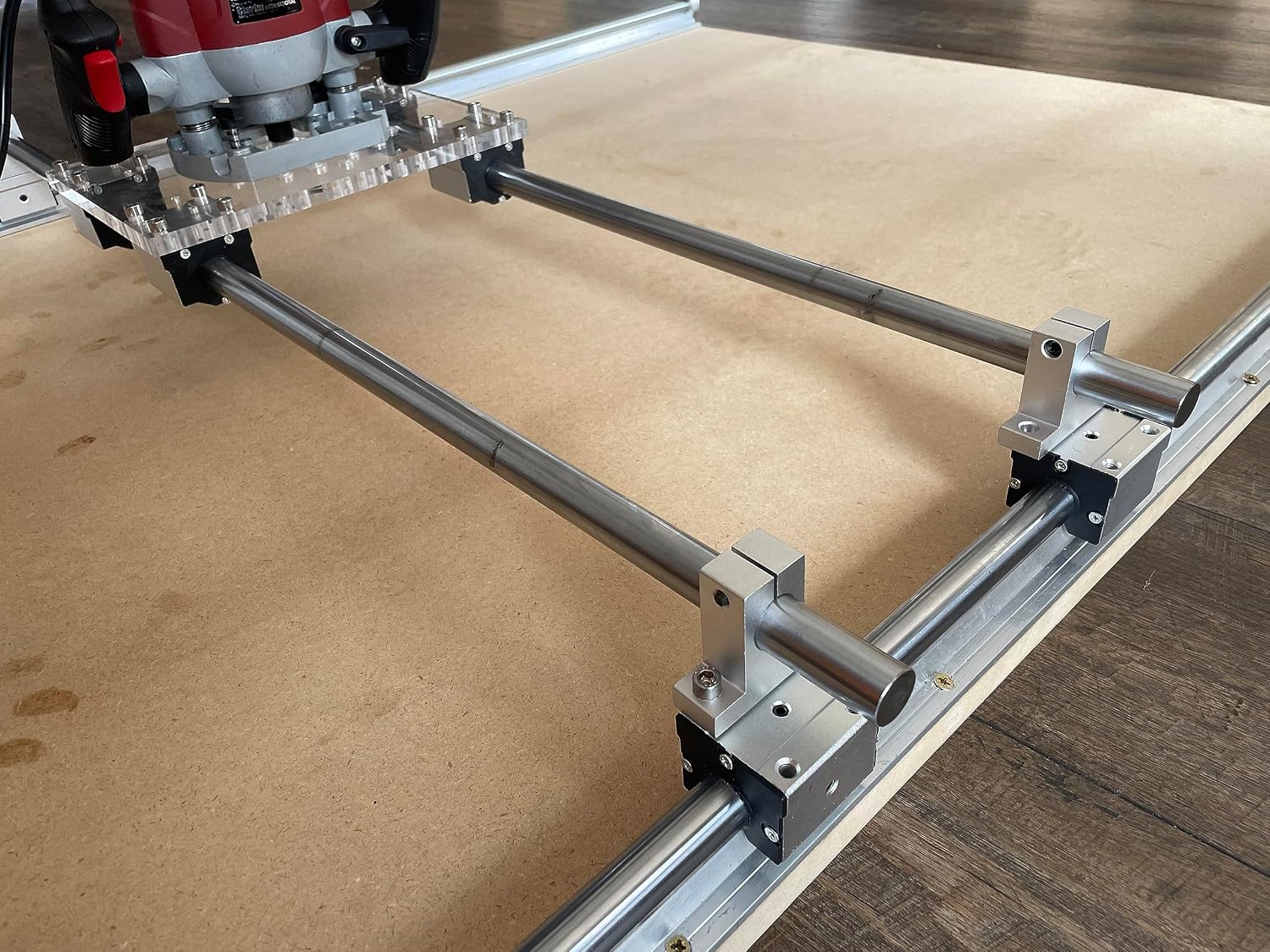 Generic Router Sled - Wood Slab Flattening Mill - Up to 1500x1500mm (1500x1000mm)