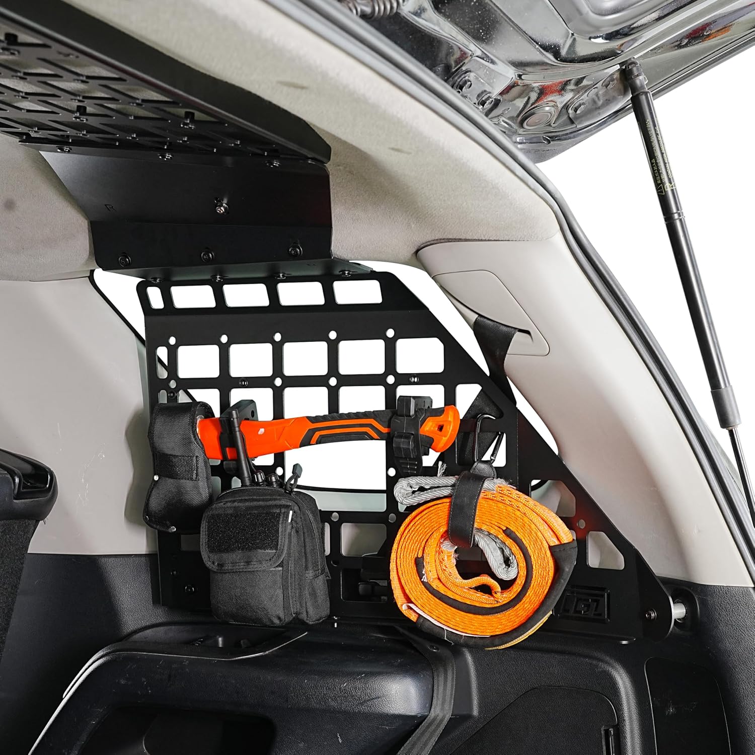 HIGH FLYING for Toyota 4Runner 2010-2024 Modular Roof Overhead&Window Panels Storage Molle System Trunk Shelf Cargo Organizer Aluminum Car Accessories