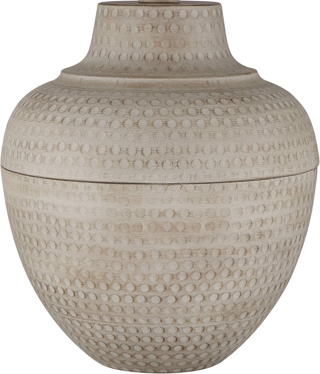 Barnes and Ivy Brighton 27 1/4' Tall Hammered Pot Farmhouse Rustic Modern Coastal Table Lamps Set of 2 Brown Beige Finish Metal Living Room Bedroom Bedside Nightstand House Office White Shade