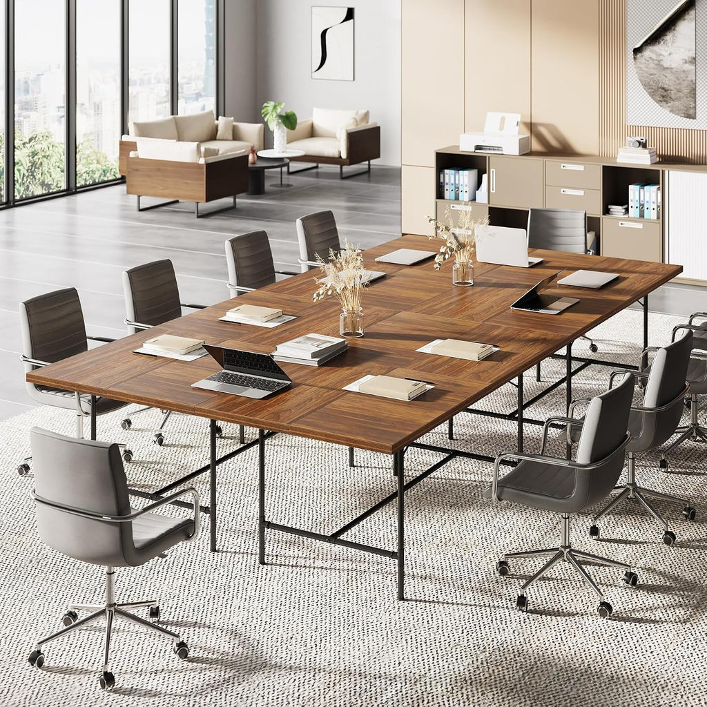 LITTLE TREE 6FT Conference Table, Rectangle 70.8' W x 35.4' D Meeting Table, Seminar Table for Office Conference Room