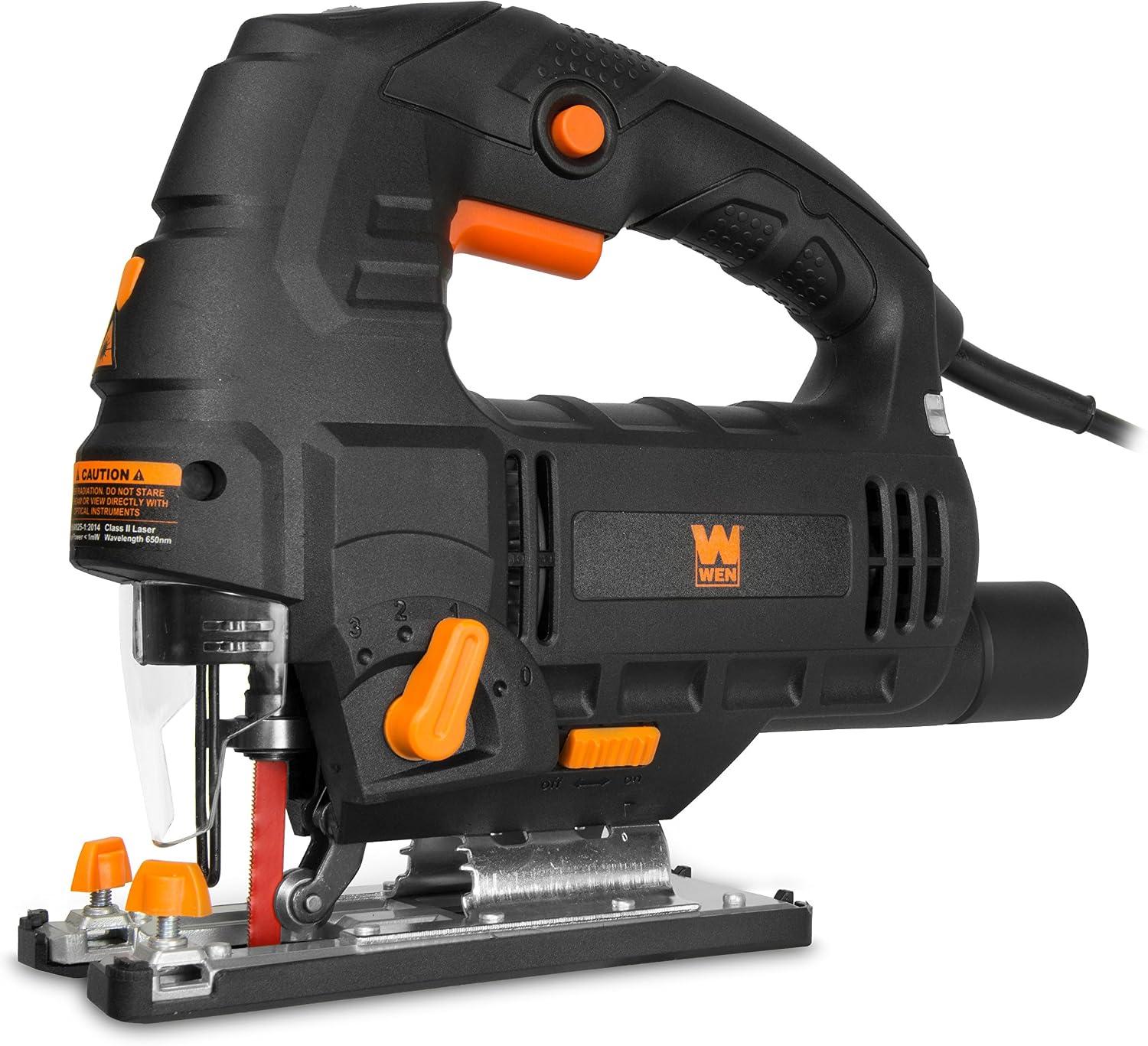 WEN 15-Amp Plunge Woodworking Router Kit + 6.6-Amp Variable Speed Orbital Jig Saw with Laser and LED Light