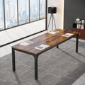 Tribesigns 6.5FT Conference Table, 78.7-Inch Rectangle Meeting Seminar Table, Large Business Tables for 6-8 People (Only Table)