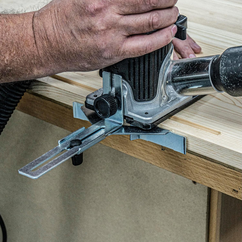 Trend T1 Dual-Base Trim & Plunge Router, 1/4 Inch Collet, 5.5A, 120V, Compact Precision Cutting Woodworking Power Tool, U*T1EPS