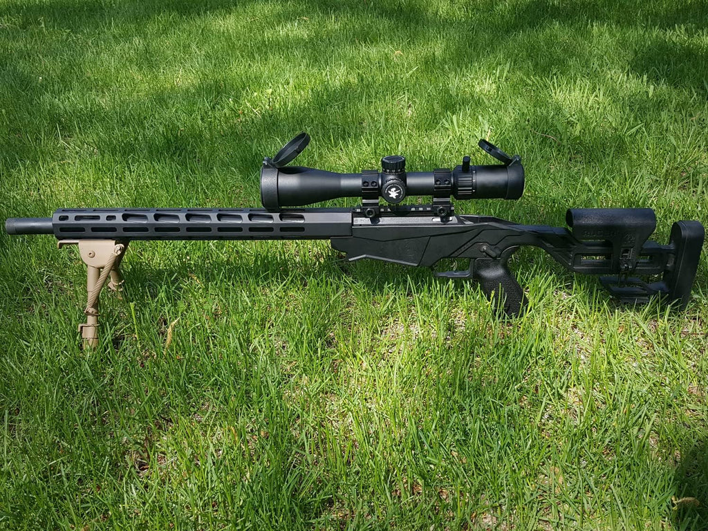 Armstrong Precision Rimfire: 4-16X44 Scope for .22LR. Side Focus for Appleseed Target Plinking Hunting and Competition Shooting Sports.