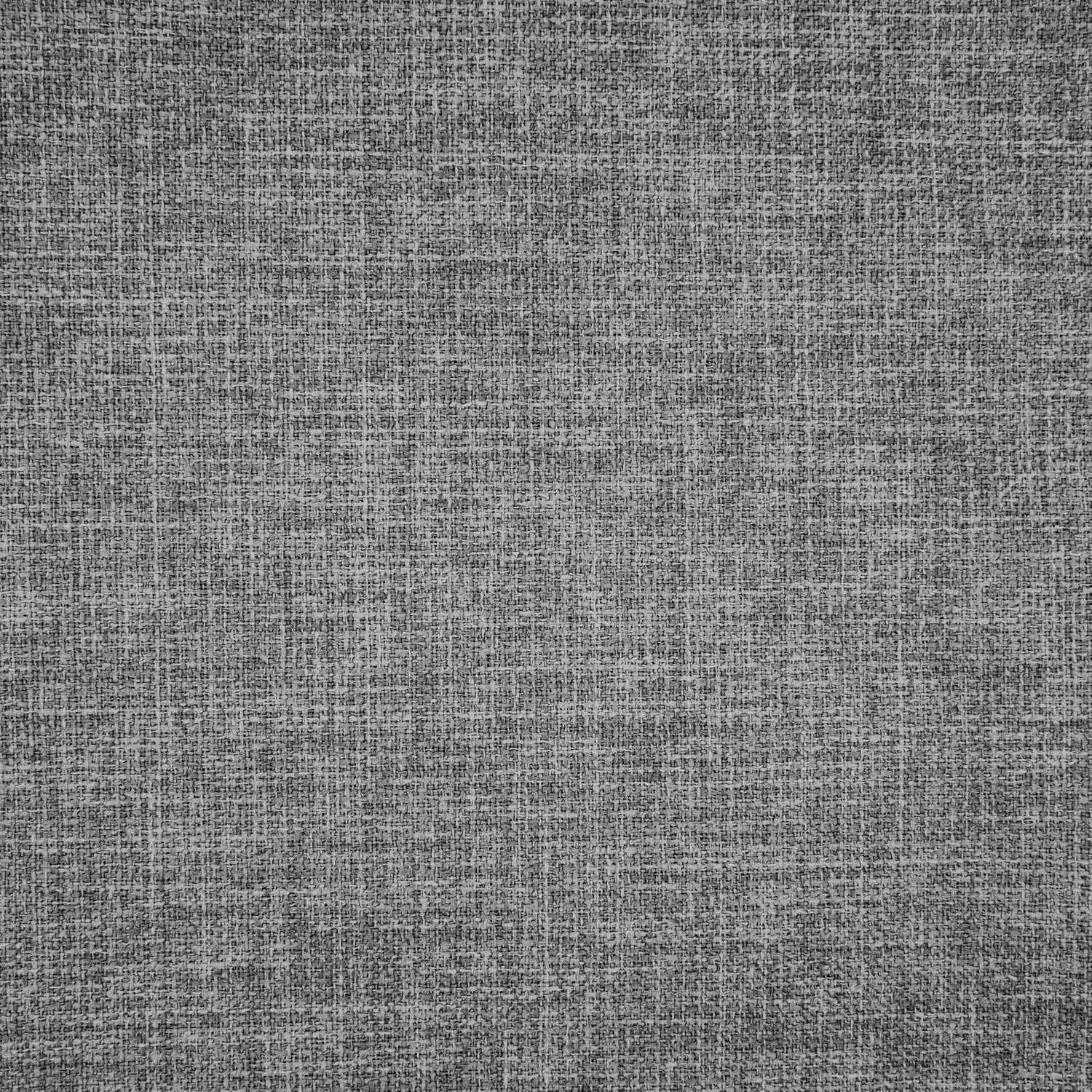Homepop Home Decor |Button Tufted Woven Round Storage Ottoman | Ottoman with Storage for Living Room & Bedroom (Gray Woven)